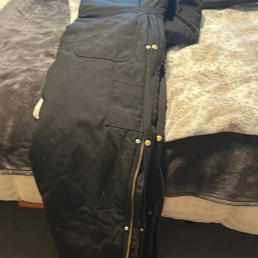 NWOT Carhartt Black Coveralls - Picture 11 of 11